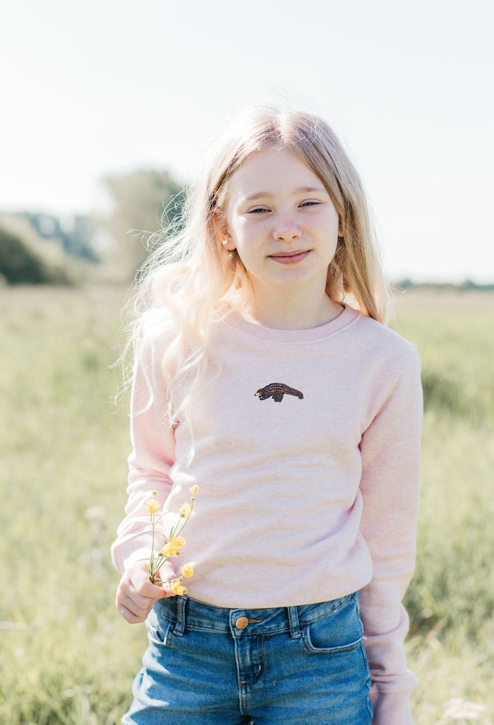 pangolin childrens sweatshirt Big Wild Thought