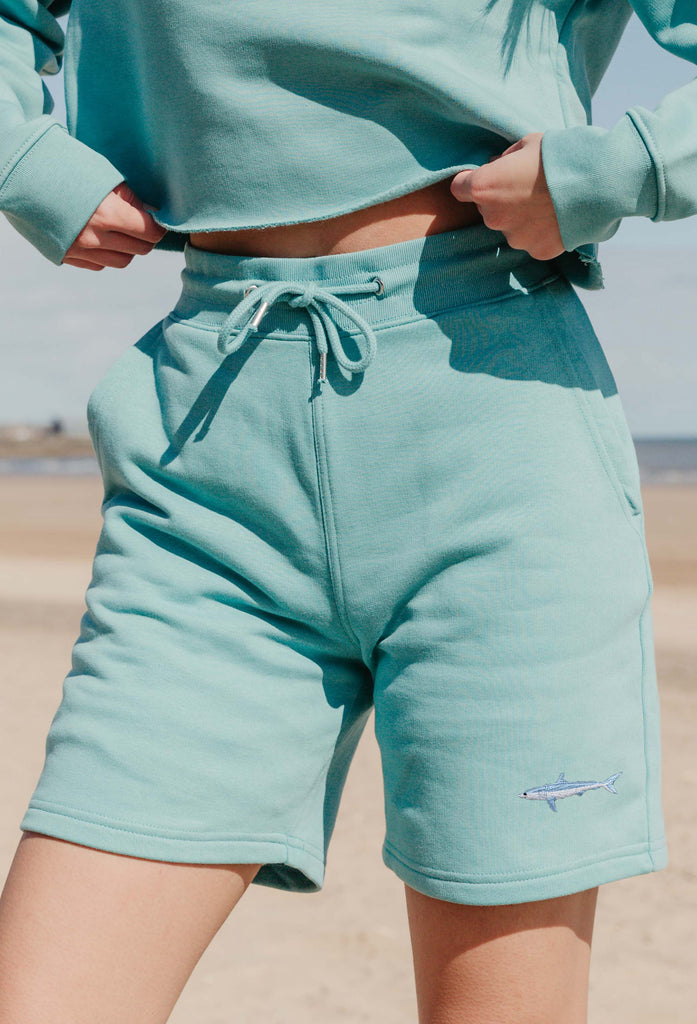 mako shark womens sweat shorts Big Wild Thought