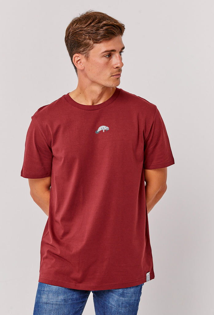 manatee mens t-shirt Big Wild Thought