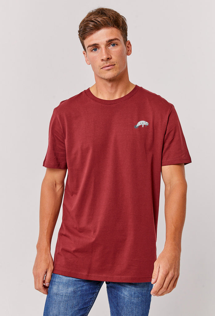 manatee mens t-shirt Big Wild Thought