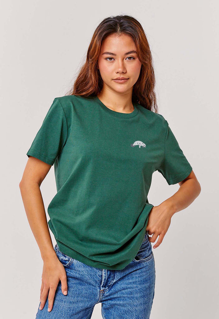 manatee womens t-shirt Big Wild Thought