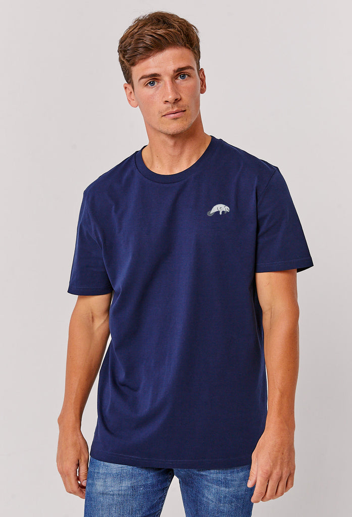 manatee mens t-shirt Big Wild Thought