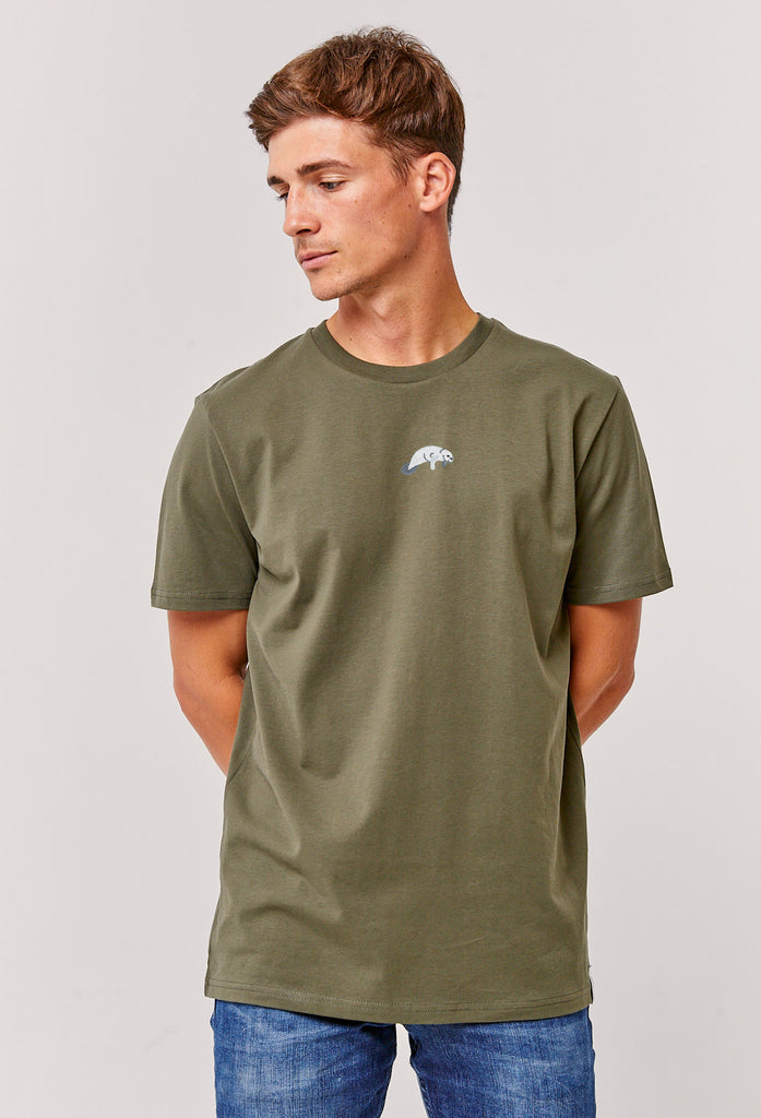 manatee mens t-shirt Big Wild Thought