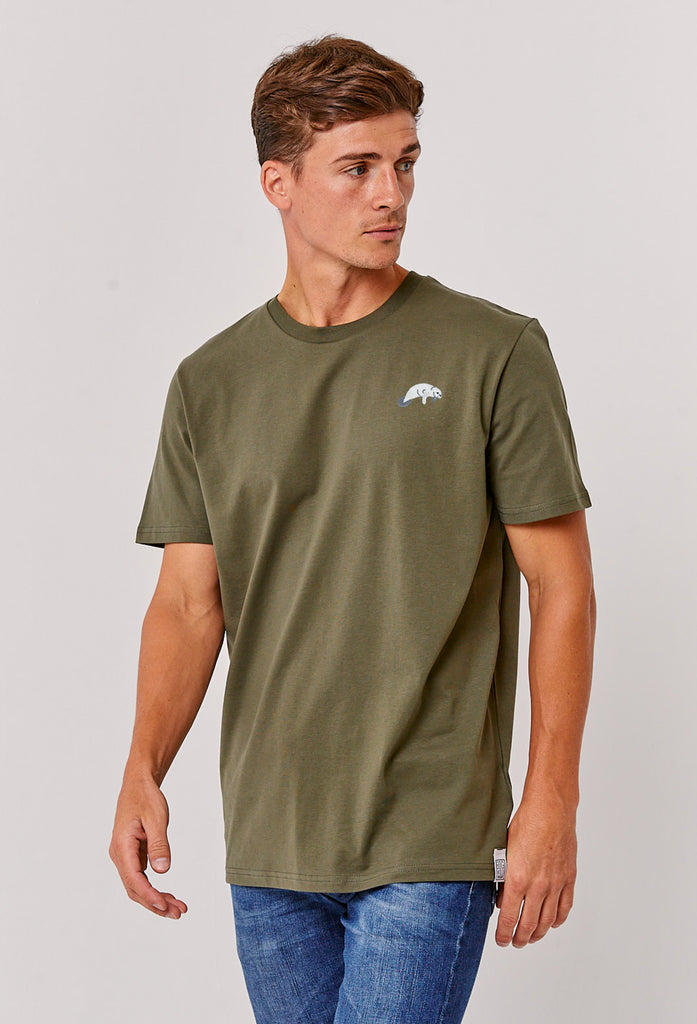 manatee mens t-shirt Big Wild Thought