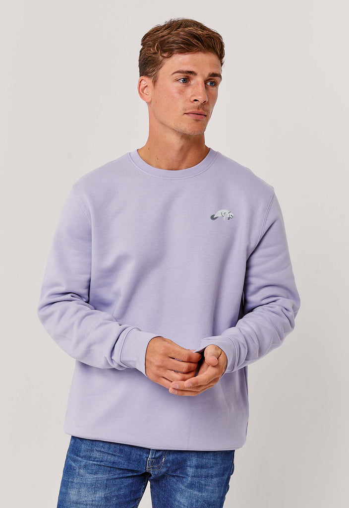 Manatee Unisex Embroidered Organic Sustainable Sweatshirt Jumper Big Wild Thought