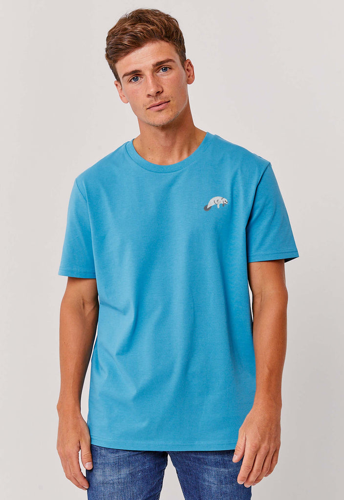 manatee mens t-shirt Big Wild Thought