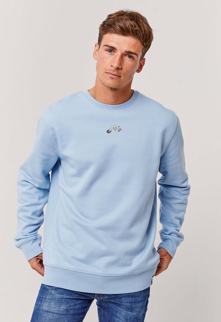 Manatee Unisex Embroidered Organic Sustainable Sweatshirt Jumper Big Wild Thought
