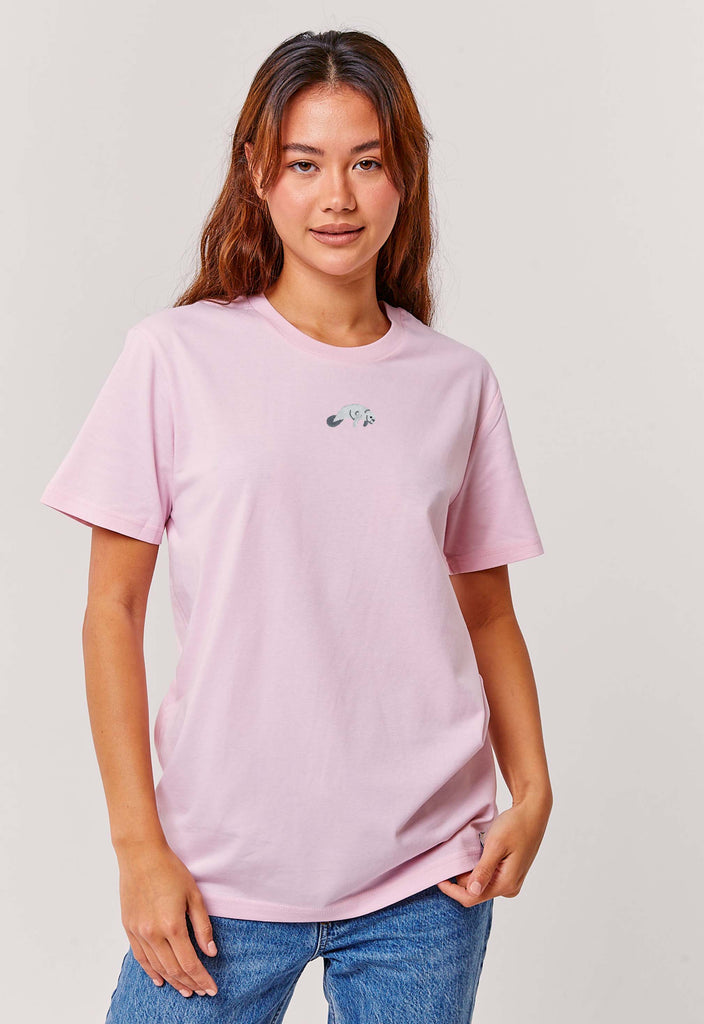 manatee womens t-shirt Big Wild Thought