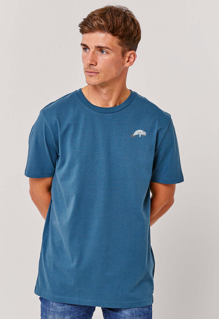 manatee mens t-shirt Big Wild Thought