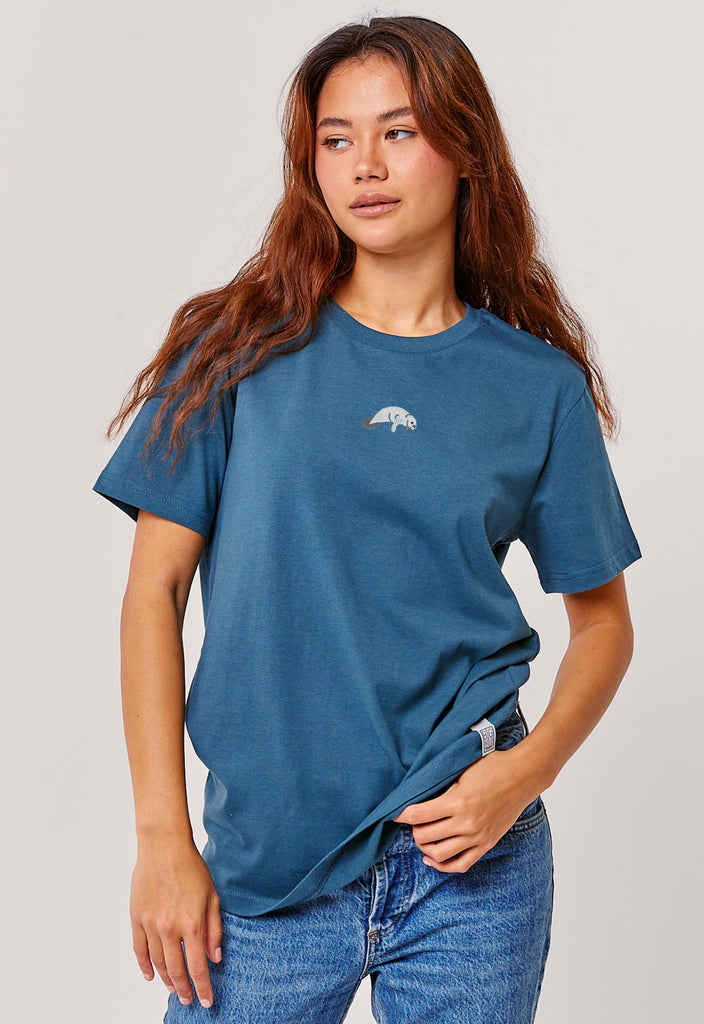 manatee womens t-shirt Big Wild Thought