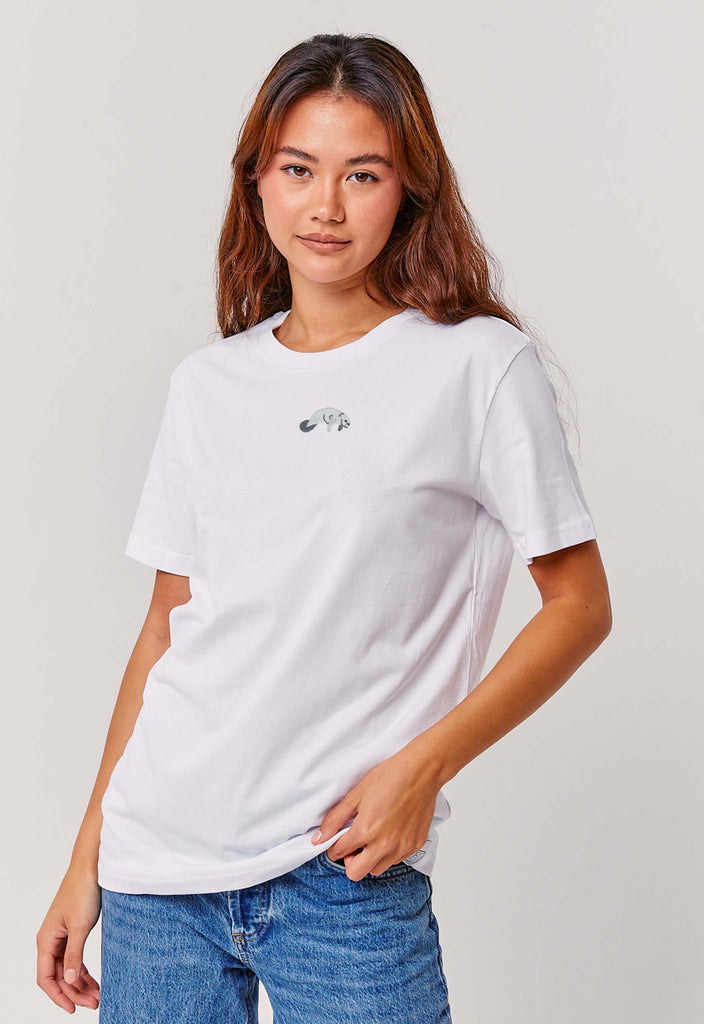 manatee womens t-shirt Big Wild Thought