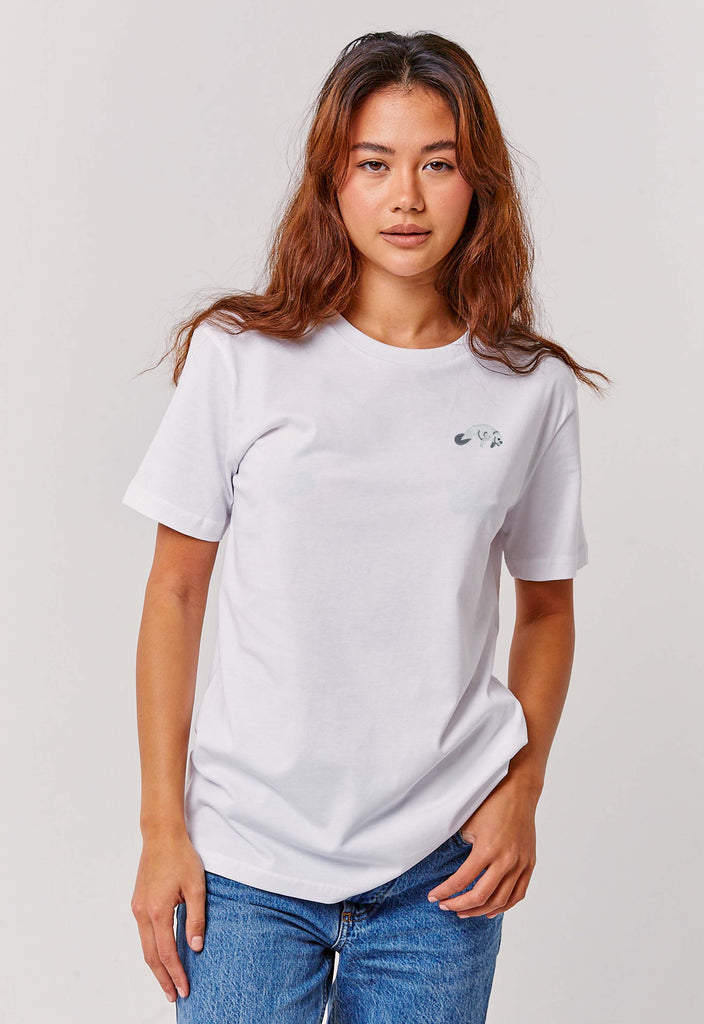 manatee womens t-shirt Big Wild Thought