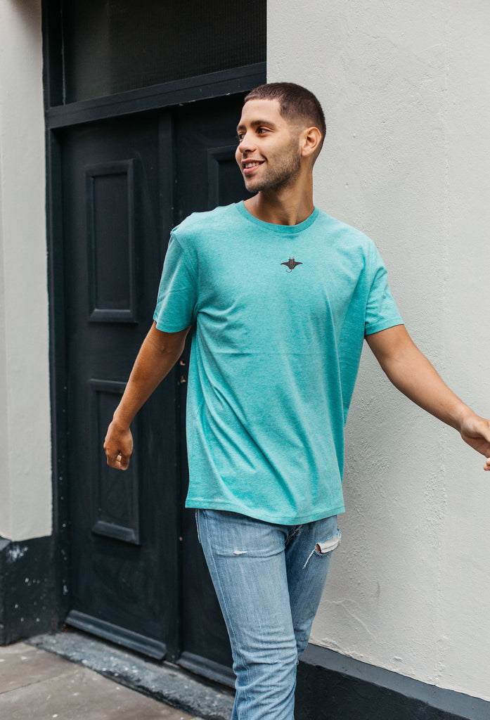 manta ray mens t-shirt Big Wild Thought
