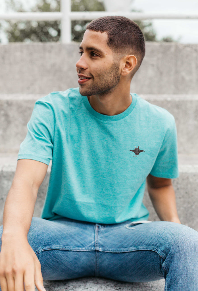 manta ray mens t-shirt Big Wild Thought