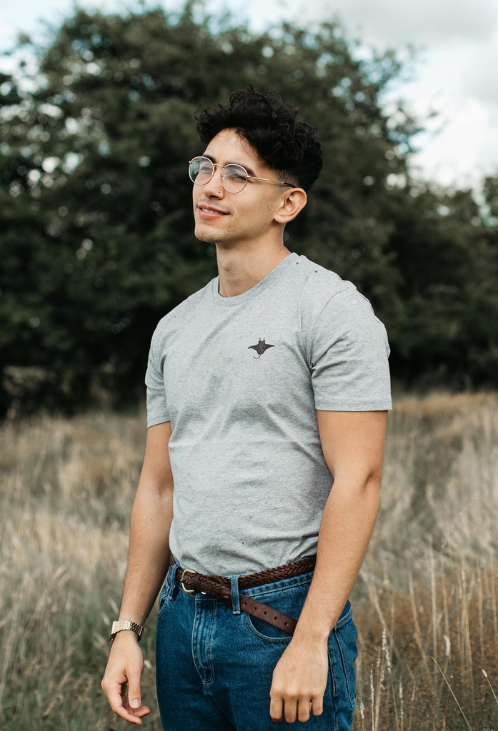 manta ray mens t-shirt Big Wild Thought