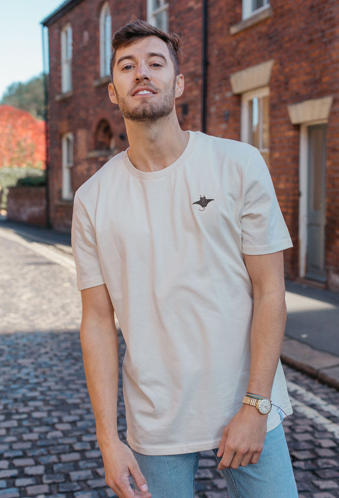 manta ray mens t-shirt Big Wild Thought
