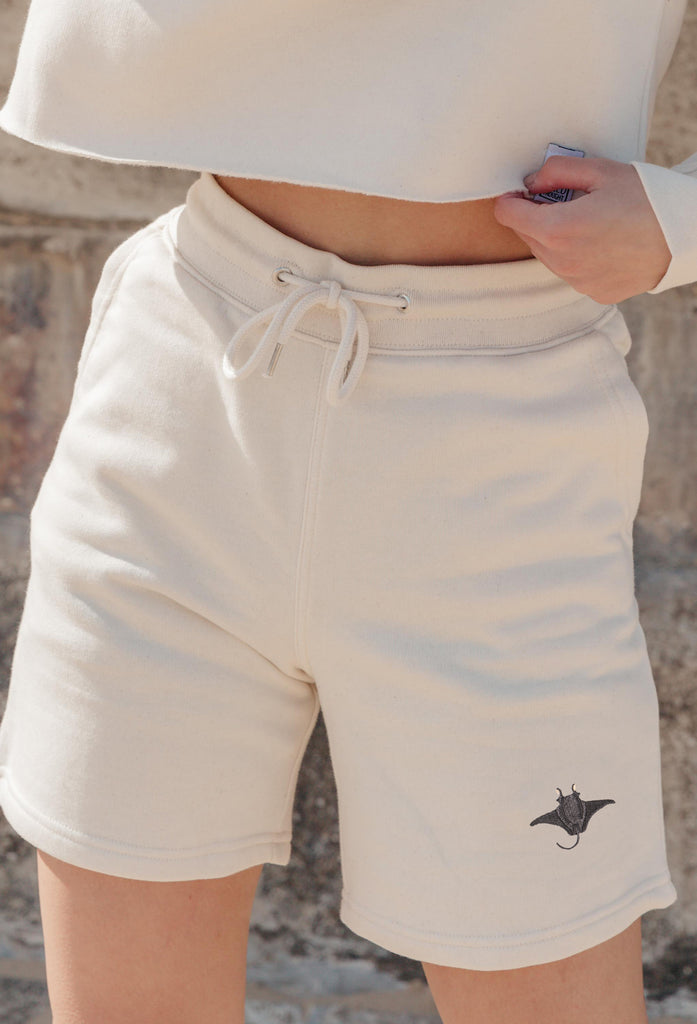 manta ray womens sweat shorts Big Wild Thought