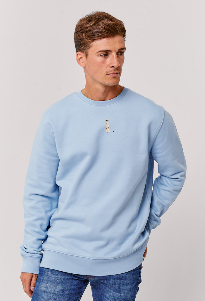 Meerkat Unisex Embroidered Organic Sustainable Sweatshirt Jumper Big Wild Thought