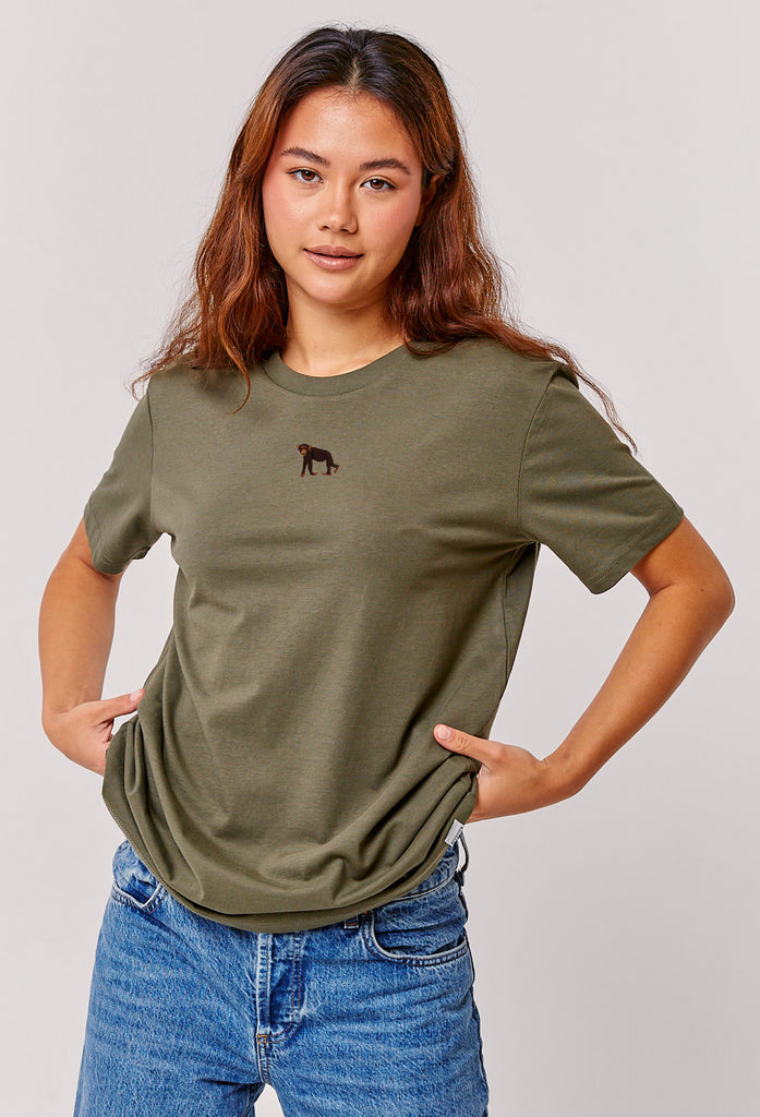 chimpanzee womens t-shirt Big Wild Thought