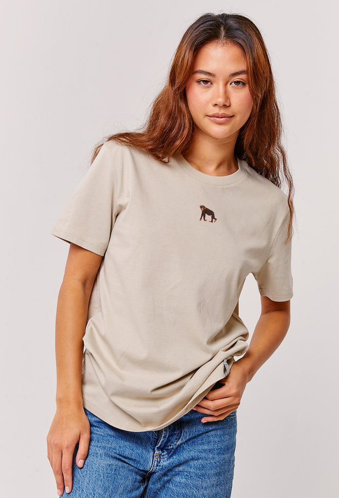 chimpanzee womens t-shirt Big Wild Thought
