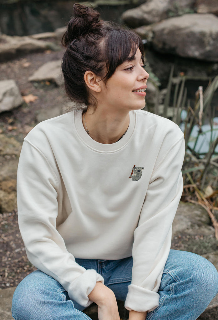 koala bear womens sweatshirt Big Wild Thought
