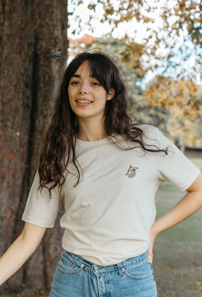 koala bear womens t-shirt Big Wild Thought