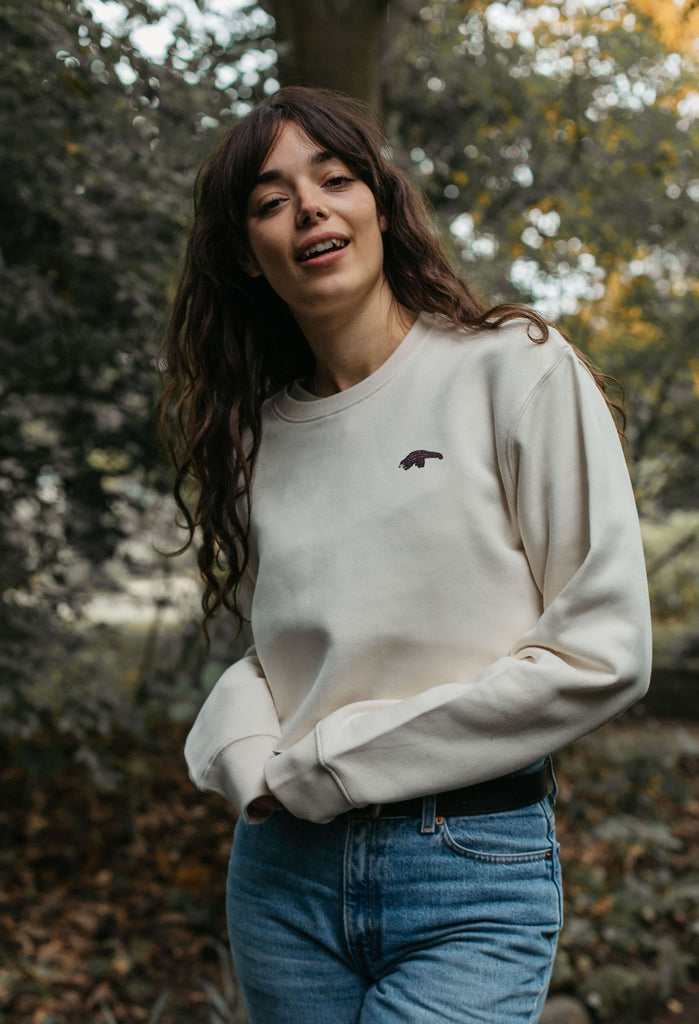 pangolin womens cropped sweatshirt Big Wild Thought
