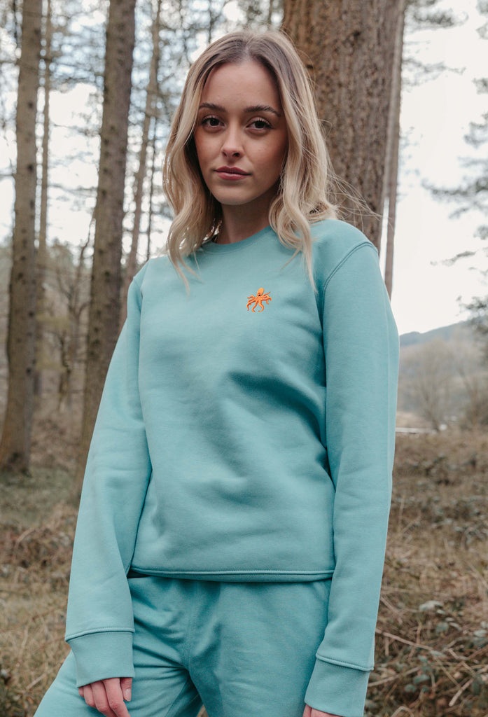 octopus womens sweatshirt Big Wild Thought