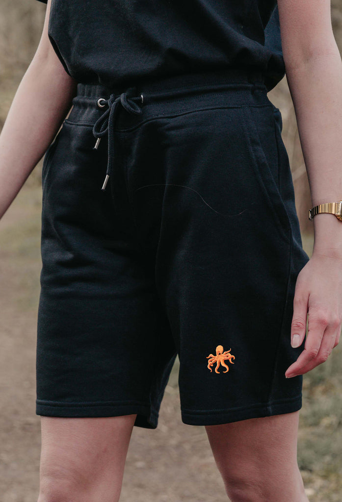 octopus womens sweat shorts Big Wild Thought