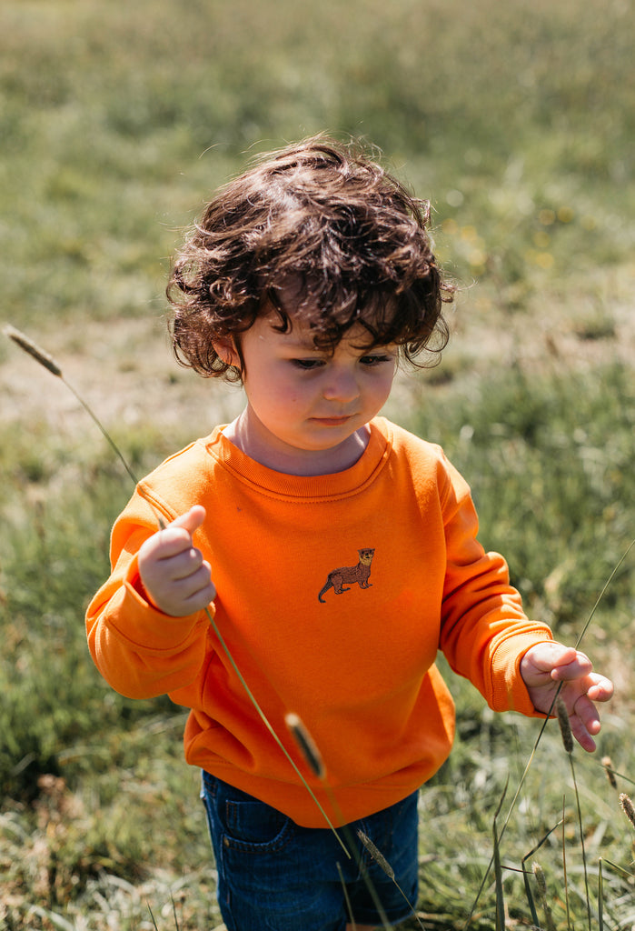 otter childrens sweatshirt Big Wild Thought