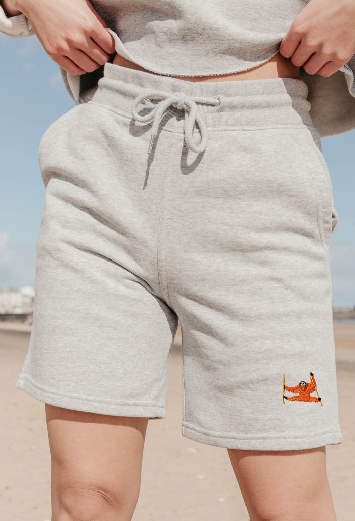 orangutan womens sweat shorts Big Wild Thought