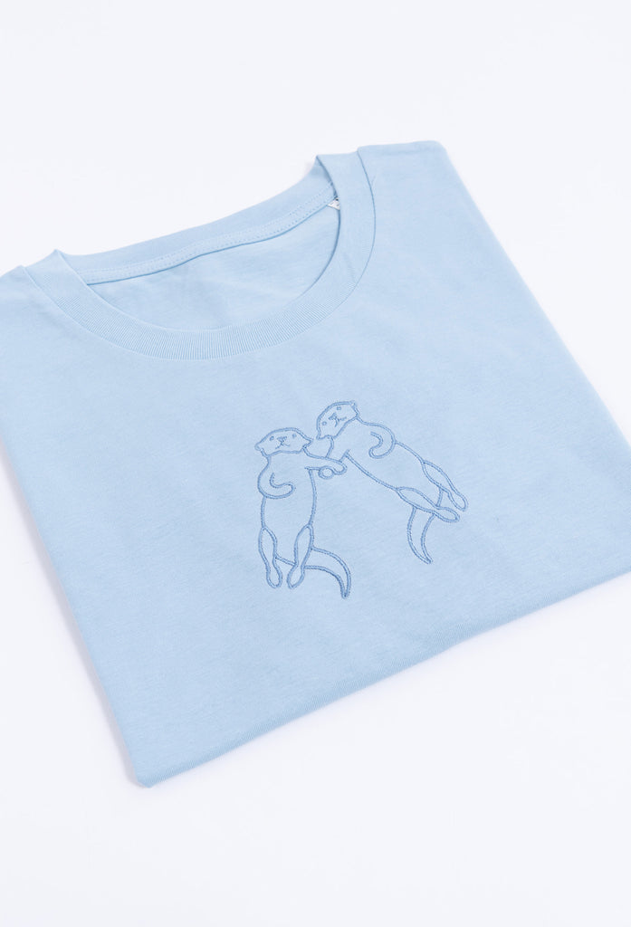family of otters unisex t-shirt Big Wild Thought