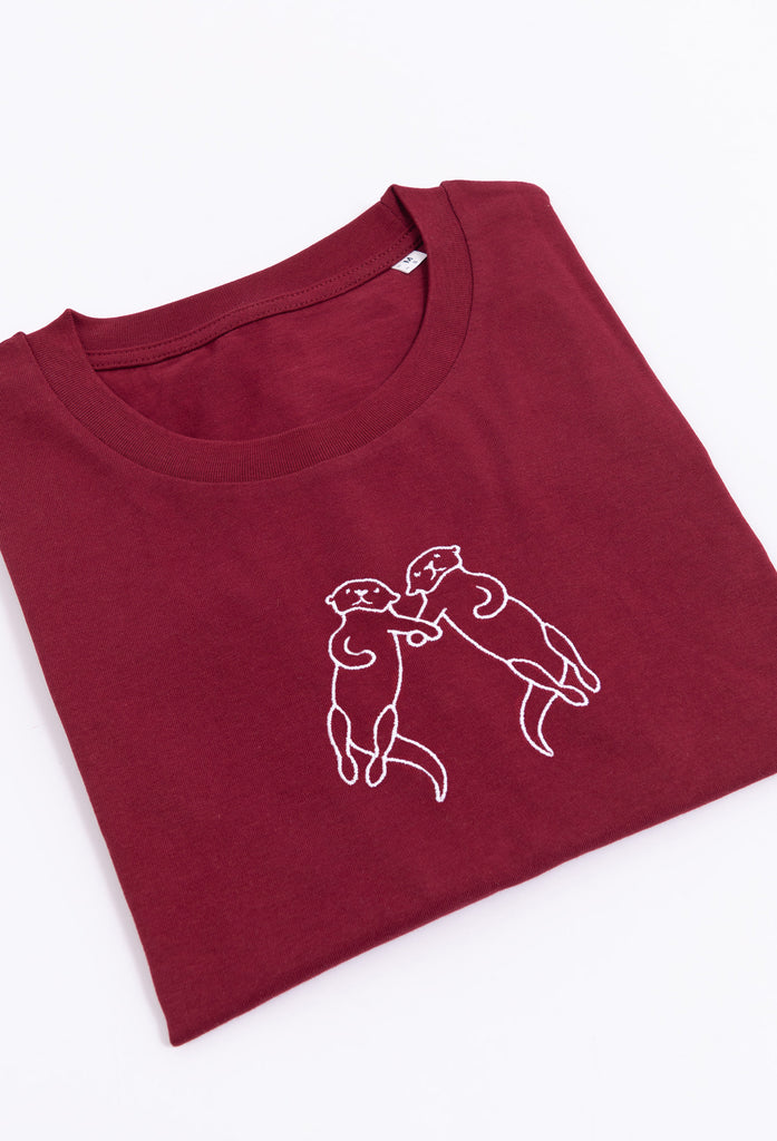 family of otters unisex t-shirt Big Wild Thought