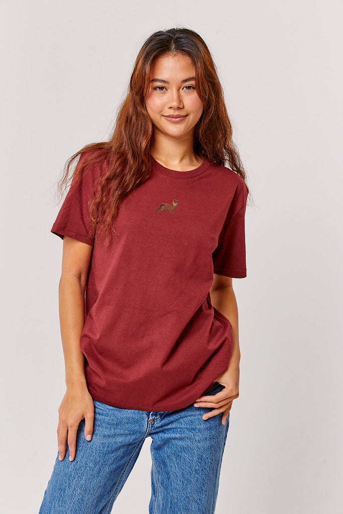 otter womens t-shirt Big Wild Thought