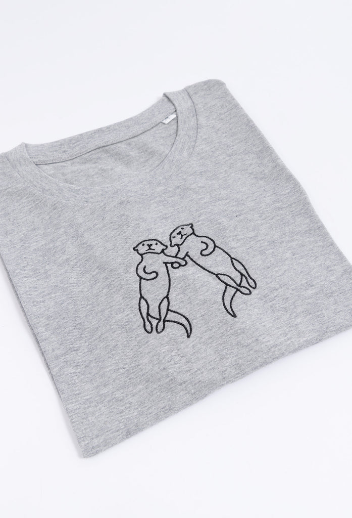 family of otters unisex t-shirt Big Wild Thought
