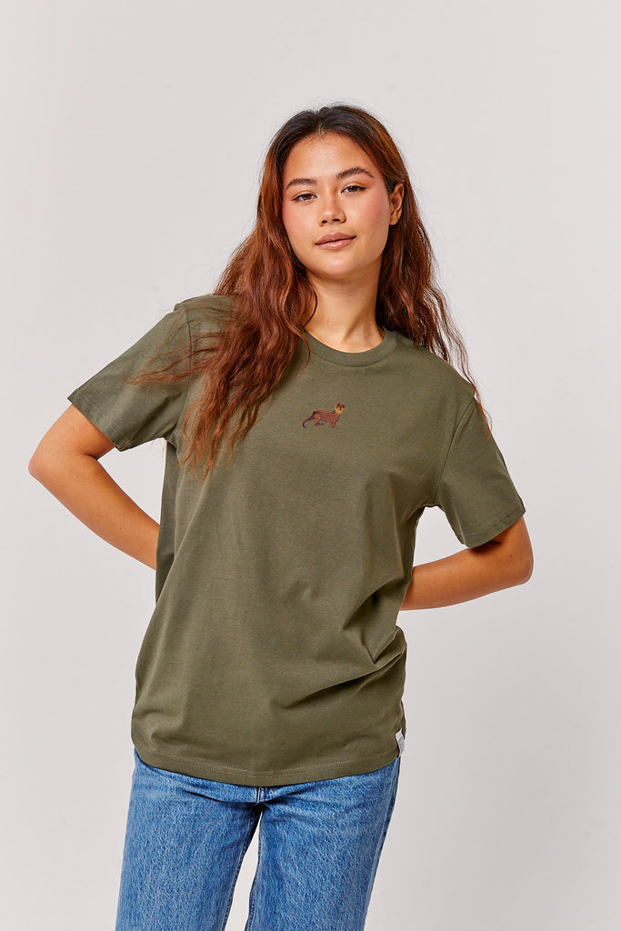 otter womens t-shirt Big Wild Thought