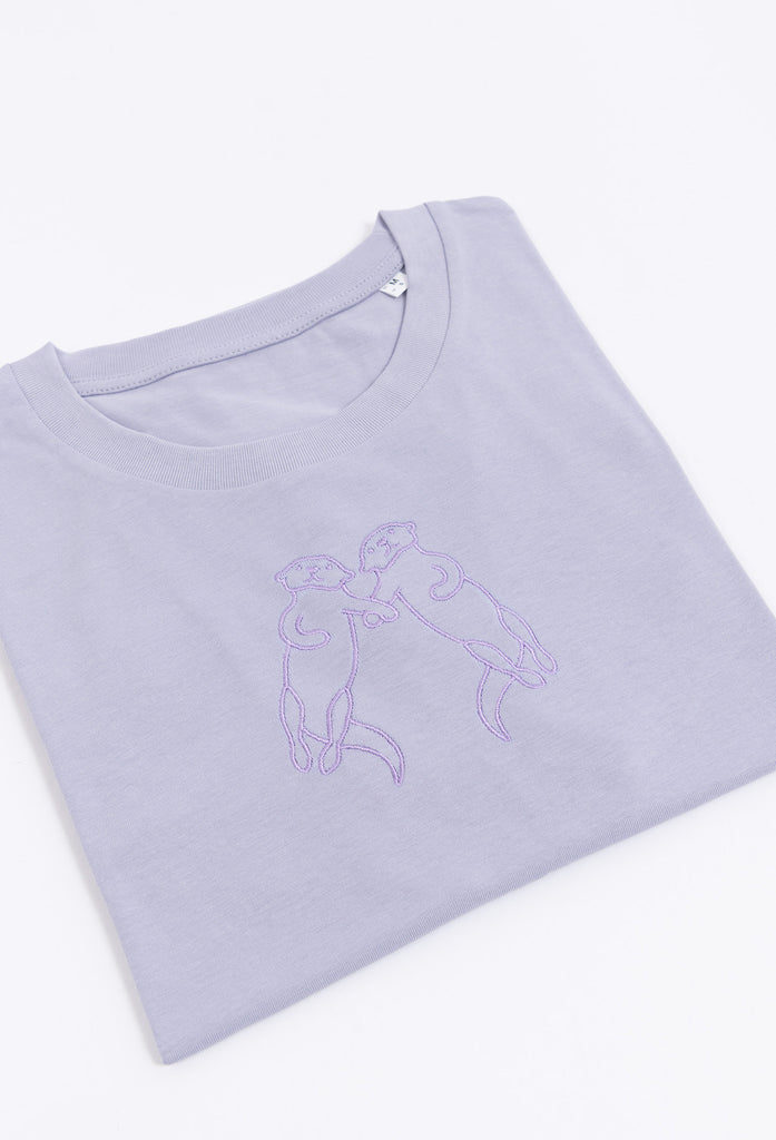 family of otters unisex t-shirt Big Wild Thought