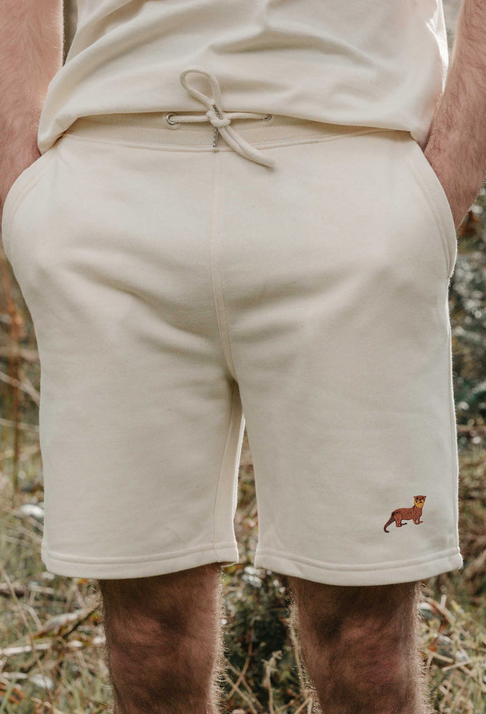 otter mens sweat shorts Big Wild Thought