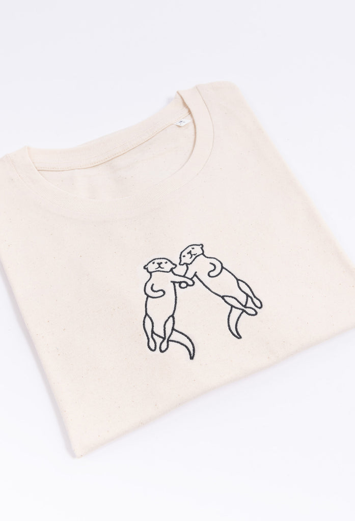 family of otters unisex t-shirt Big Wild Thought