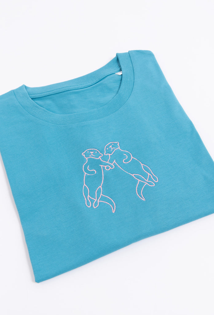 family of otters unisex t-shirt Big Wild Thought
