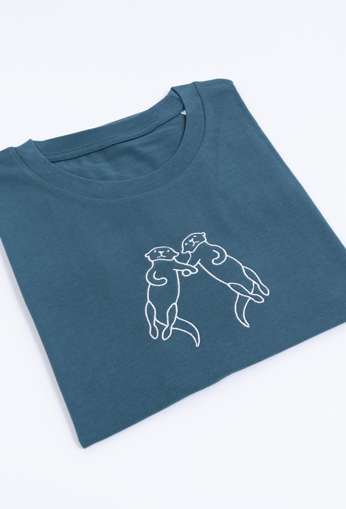 family of otters unisex t-shirt Big Wild Thought