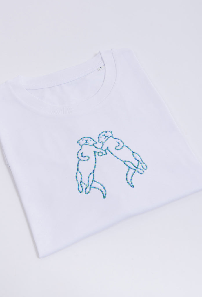 family of otters unisex t-shirt Big Wild Thought