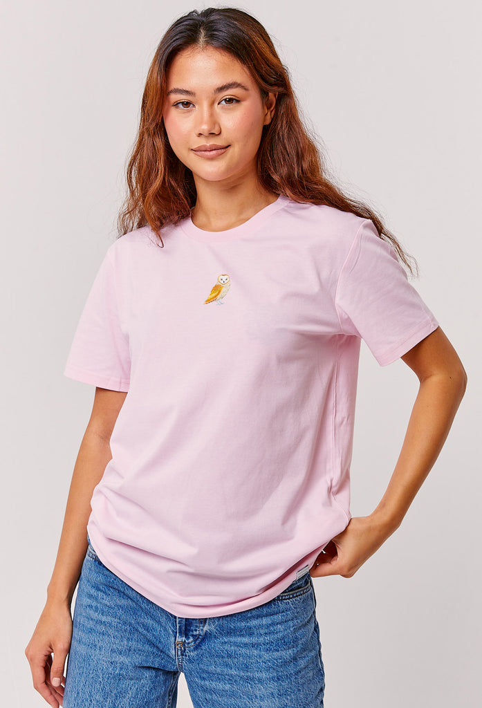 barn owl womens t-shirt Big Wild Thought