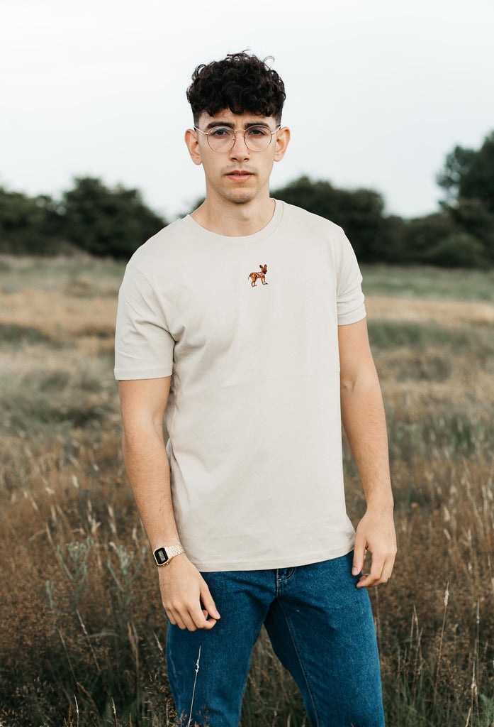painted dog mens t-shirt Big Wild Thought