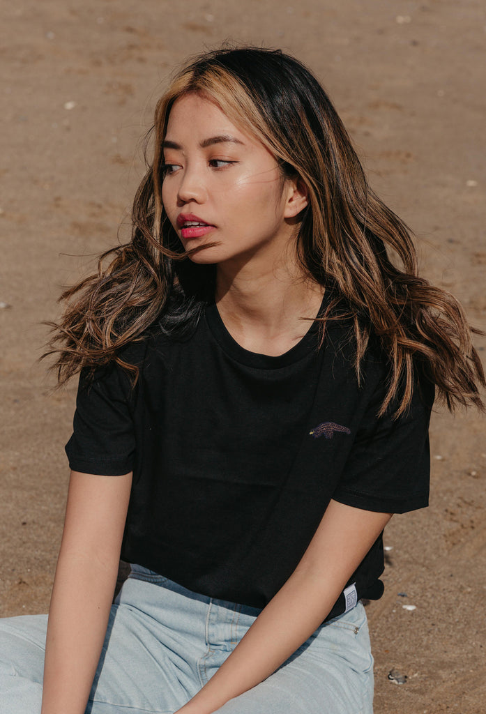 pangolin womens cropped t-shirt Big Wild Thought