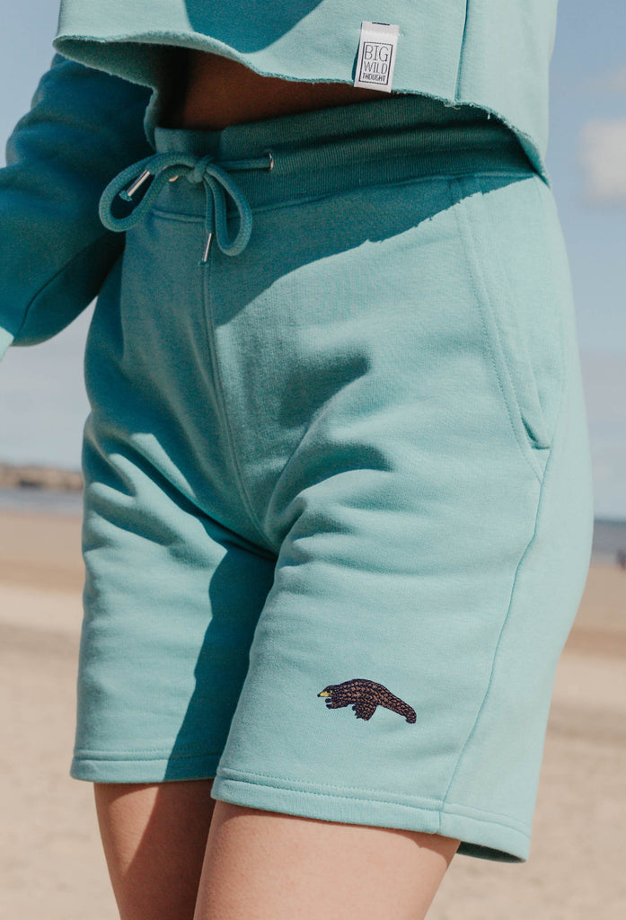 pangolin womens sweat shorts Big Wild Thought