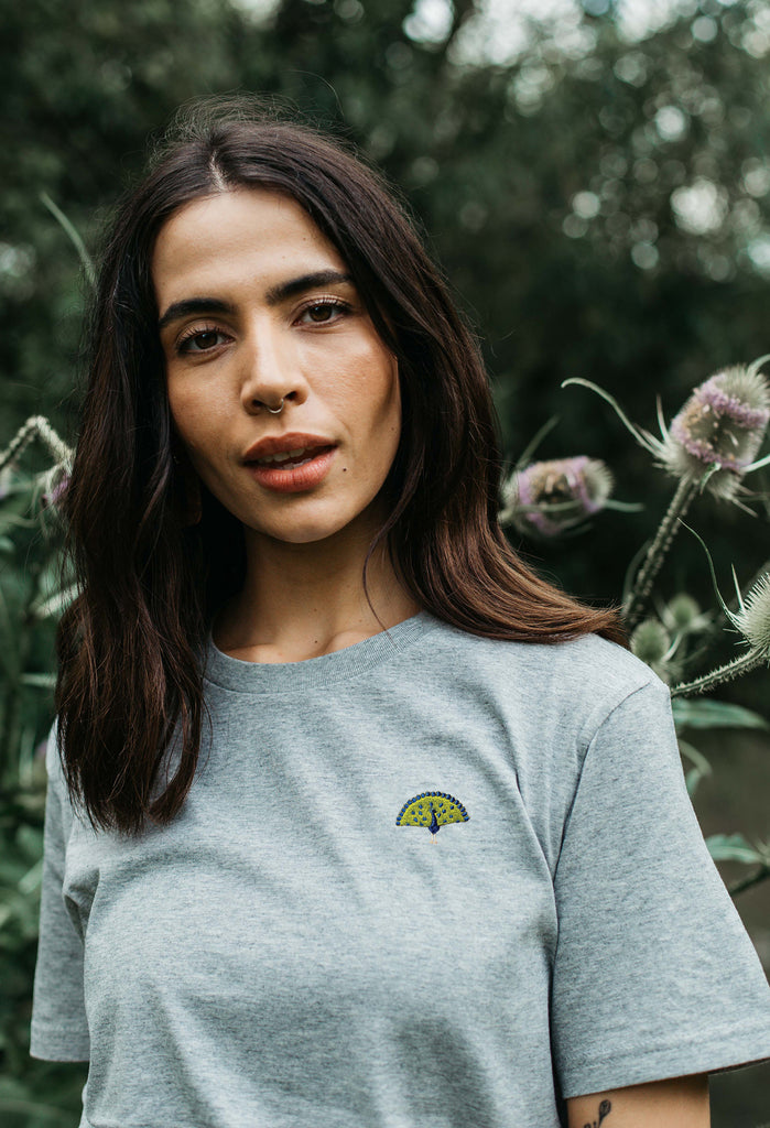 peacock womens t-shirt Big Wild Thought
