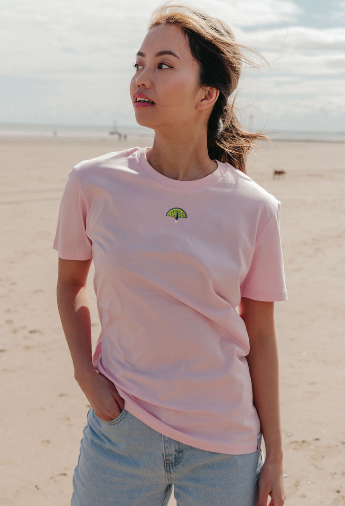 peacock womens t-shirt Big Wild Thought