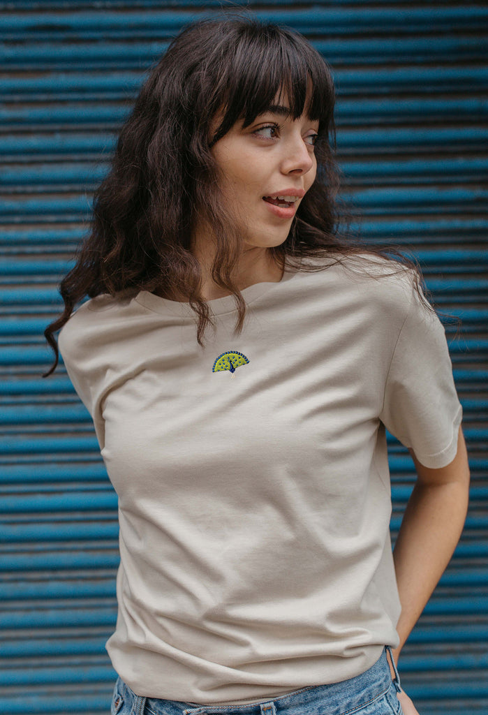 peacock womens t-shirt Big Wild Thought