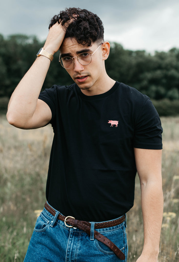 pig mens t-shirt Big Wild Thought